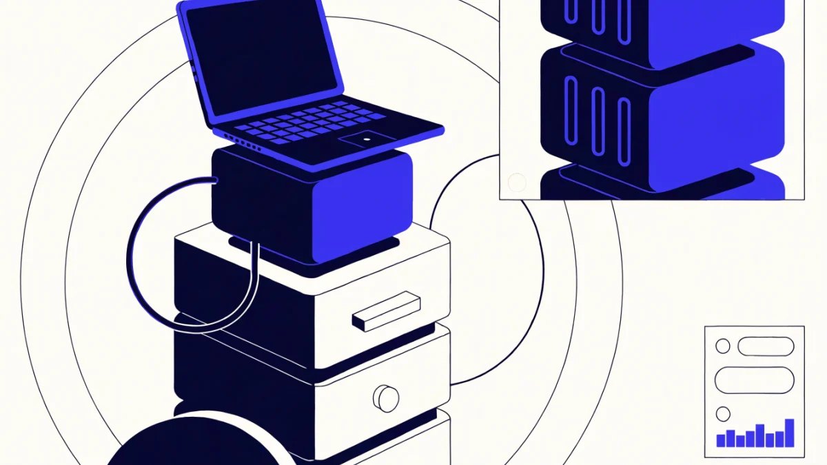 Editorial illustration for Recursive Flint Puts Local Coding Models in Reach. Maintaining Custom Software Still Needs Developer Review