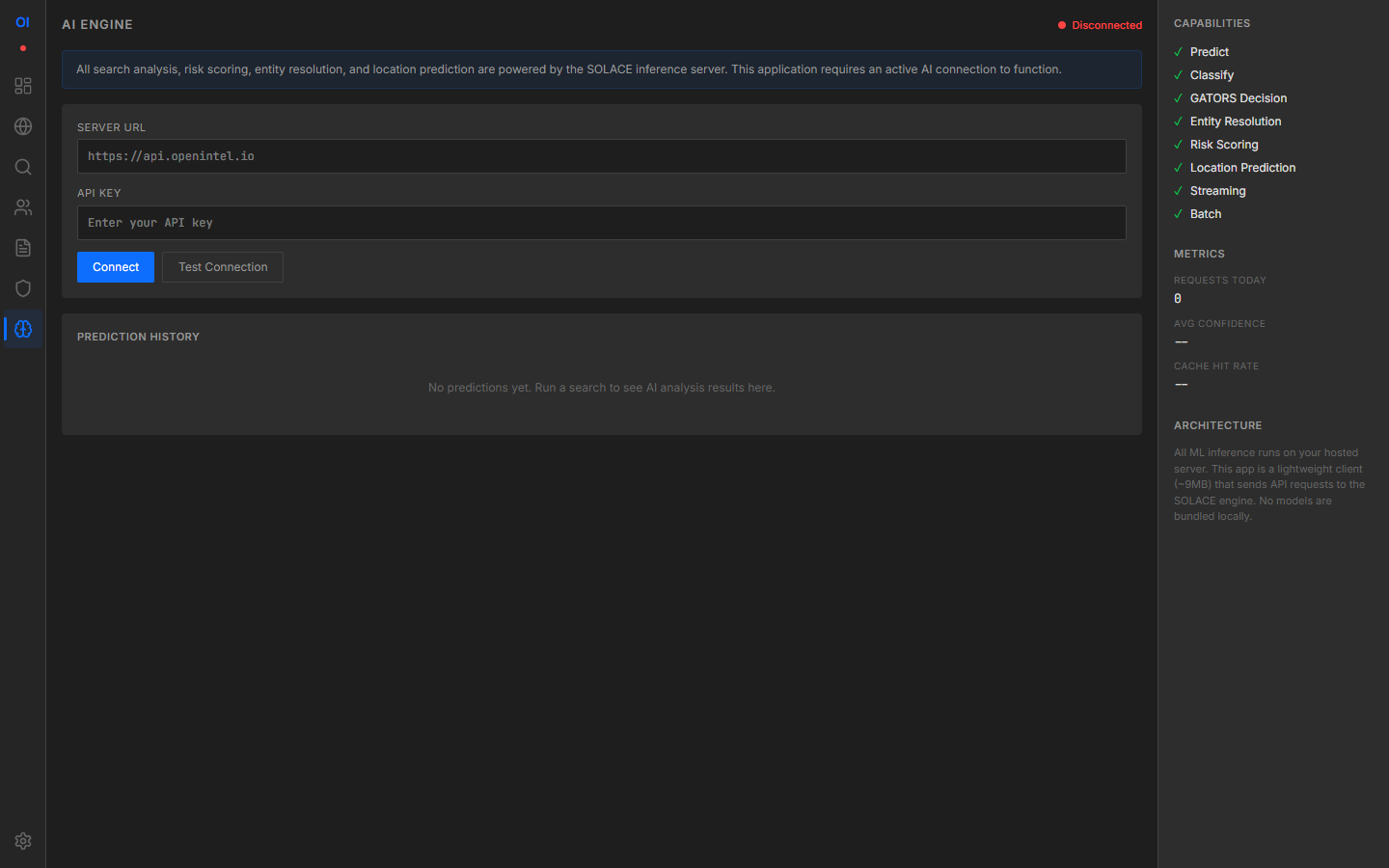 OpenIntel Decision Artifact showing structured reasoning